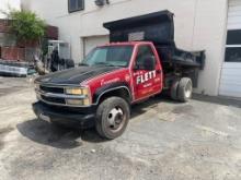 1998 Chevy C3500 HD Single Axle Dump Truck
