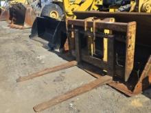 Cat wheel loader forks