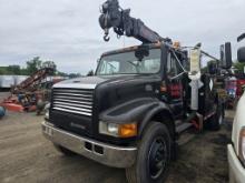 2000 International 4700 Service Truck With Crane