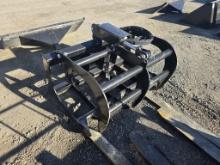 New Jmr 40in Hyd Skidsteer Grapple Bucket