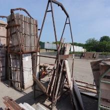 Concrete Forms W/crate Approx (12)pcs Var Sizes