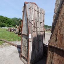 Concrete Forms W/crate Approx (19)pcs 8ft X 2ft