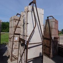 Concrete Forms W/crate Approx (17)pcs 8ft X 2ft