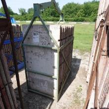Concrete Forms W/crate Approx (22)pcs 4ft X 2ft