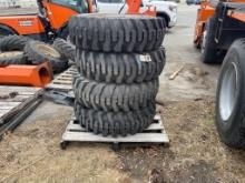 Set Of 4 Brand New Tires On Holder Rims