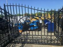 2 Pc New 20 Ft Metal Gate W/ Deer
