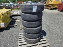 Set Of (6) Lt235/80r17 Rims And Tires