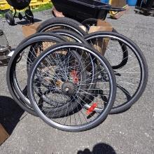 Lot Bicycle Wheels