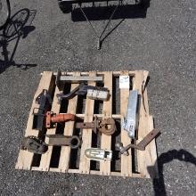 Pallet of Various Trailer Hitches