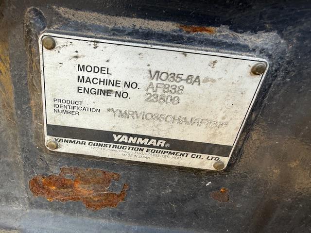 Yanmar Vio 35-6a Excavator