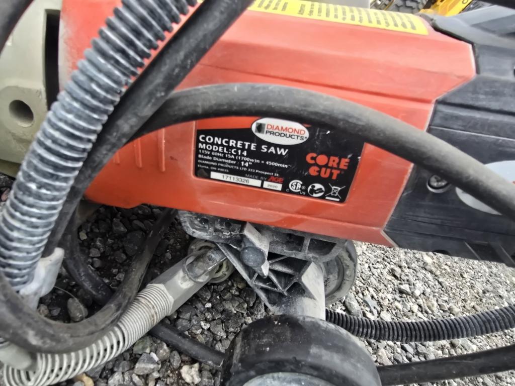 2020 Diamond C14 Concrete Saw