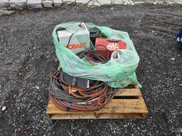 Pallet Lot Of Welders. Toolboxes, Cables...