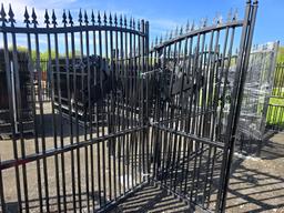 2 Pc New Metal Gate W/ Deer