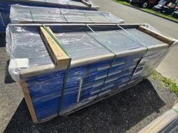 New 7ft 10 Drawer Metal Work Bench