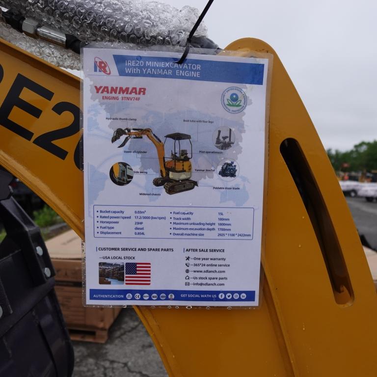 2025 Ir Ire20 Mini Excavator
