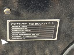 New Future Ft-348 Skidsteer Mixing Bucket