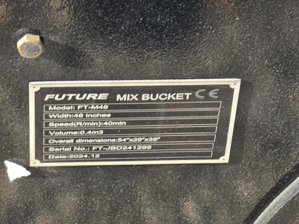New Future Ft-348 Skidsteer Mixing Bucket