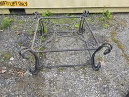 wrought iron coffee table