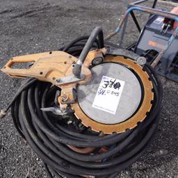 Hydraulic Concrete Ring Saw W/power Unit