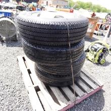 Radial Belted ST8.75R16.5LT Trailer Tire/Wheel
