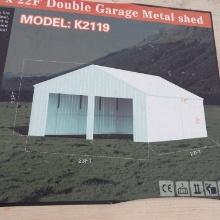 New 23ft x 22ft Double Garage Metal Shed