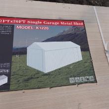New 12ft x 20ft Single Garage Metal Shed
