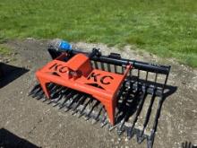 New Kit Container Skidsteer Grapple Bucket