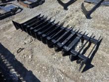 New Kit Container Skidsteer Rake