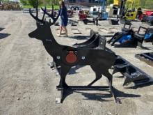 New Ar500 Deer Target w/ heart flapper