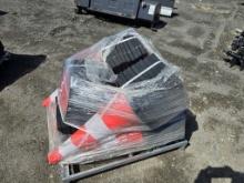 Lot Of Road Cones With Weights