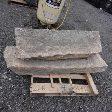 (3) Granite Steps Approximately 4ft by 1ft