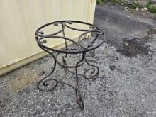 wrought iron table