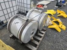 2pcs 30 Gal Aluminum Tanks