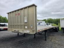 2012 Manac 48ft Spread Axle Flat Deck Trailer