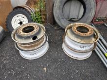 Set Of 4 Steel Wheels