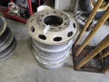 (4) Aluminum Truck Wheels