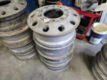 (4) Aluminum Truck Wheels