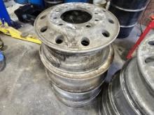 (4) Aluminum Truck Wheels
