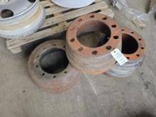 Lot (3) Semi-Truck Brake Drums