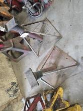 Lot of Two (2) Triangle Jack Stands
