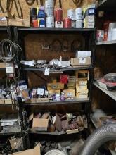 Contents Of Shelves And Rack