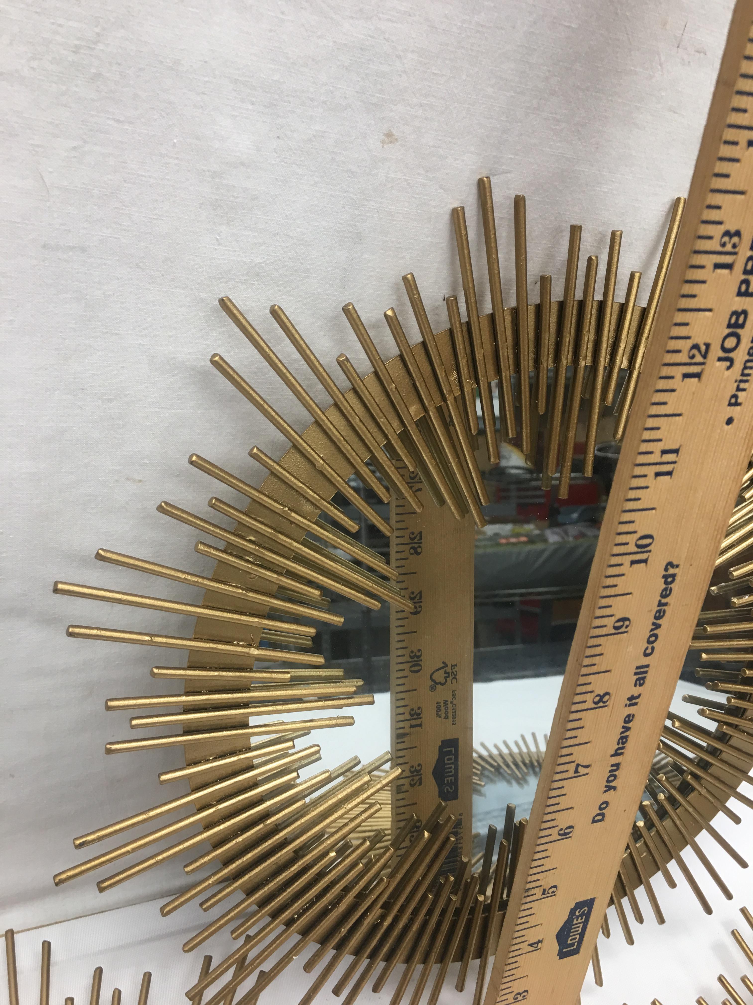 (3) Metal Décor Mirrors