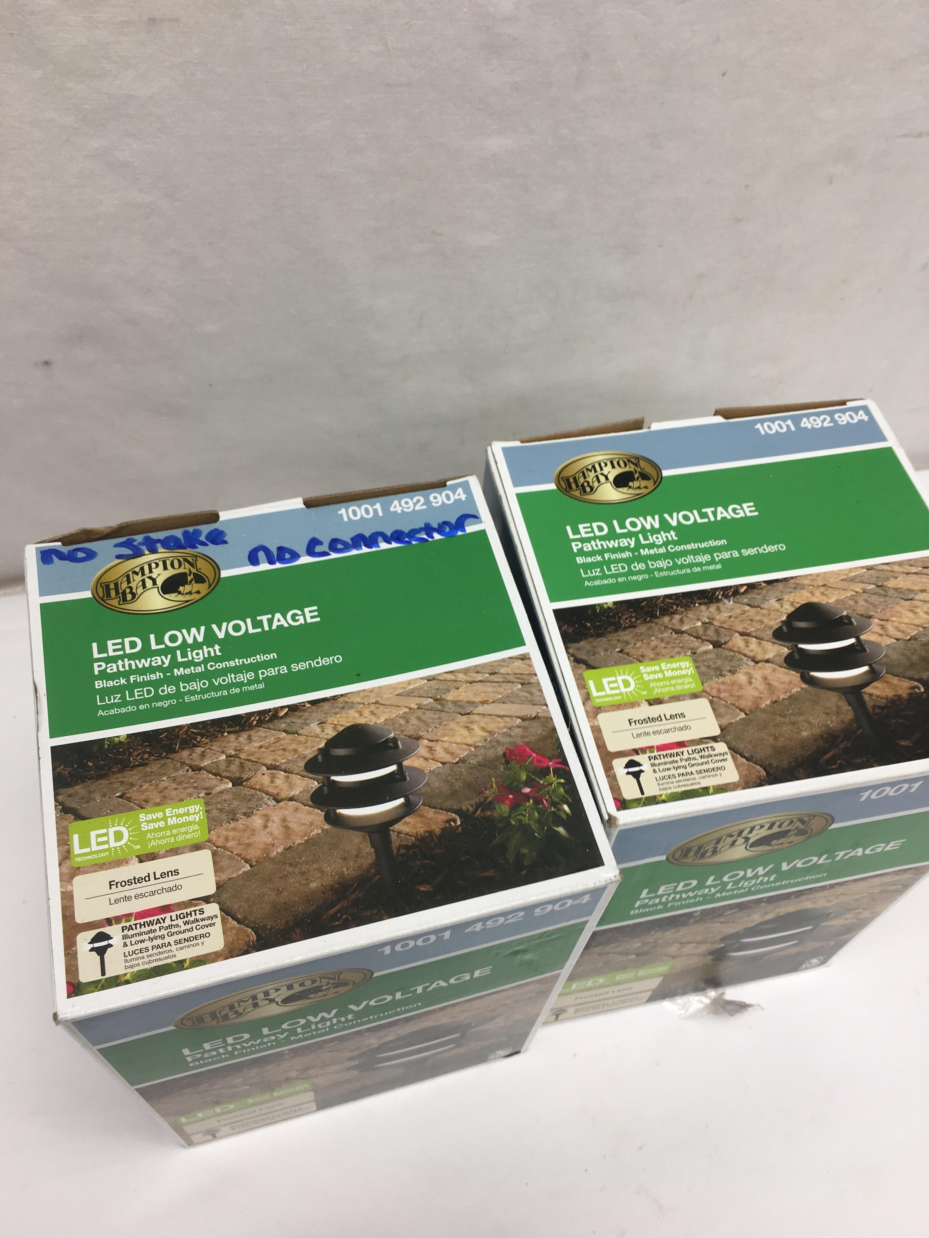 (2) LED Low Voltage Pathway Lights