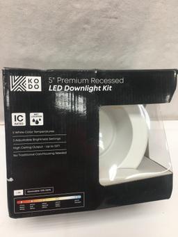 KODO 5in Premium Recessed LED Downlight Kit