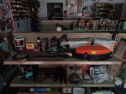 MISC. LOT OF LAWNMOWER AND CHAINSAW PARTS