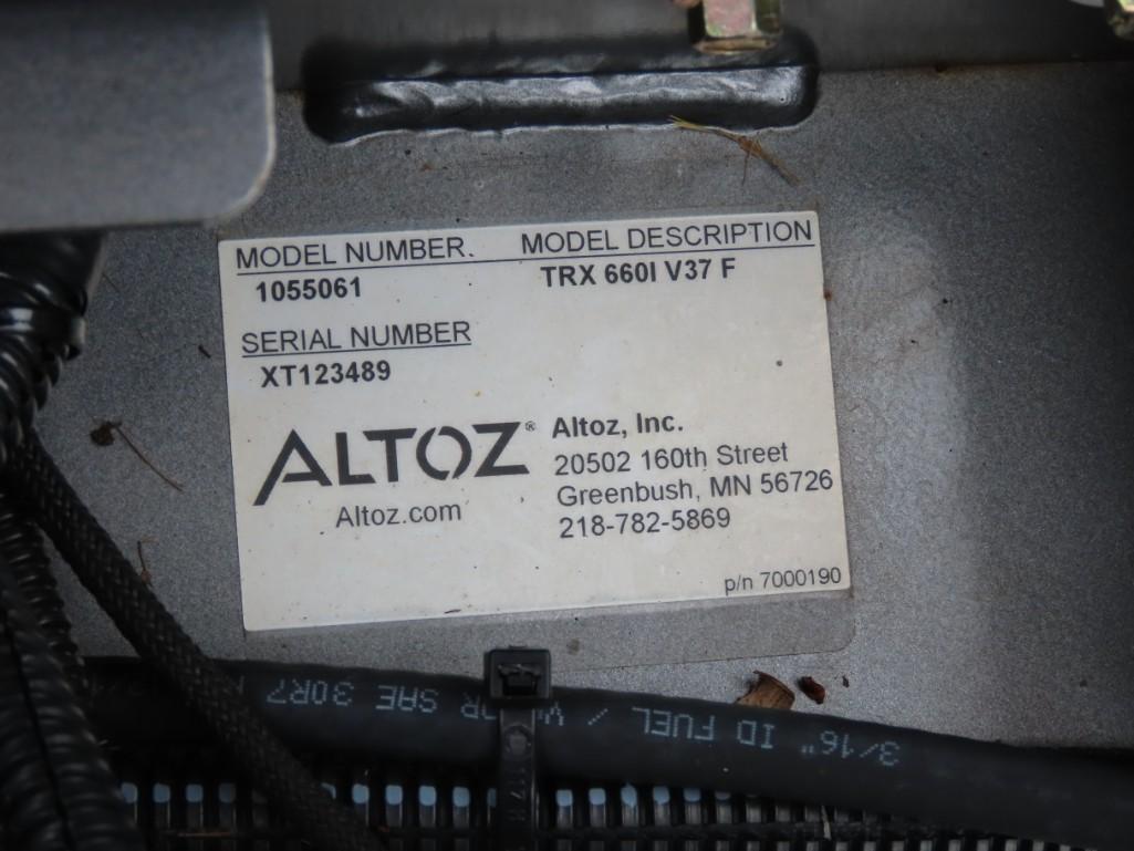 2020 ALTOZ TRX 660 66" CUT AERI DECK MOWER