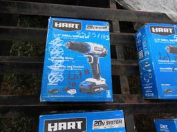 HART 20v 1/2" DRILL WITH CHARGER