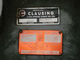 GOULD & EBERHARDT 20"-24" GEAR CUTTING MACHINE AND CLAUSING 1668 DRILL PRESS HAEAD