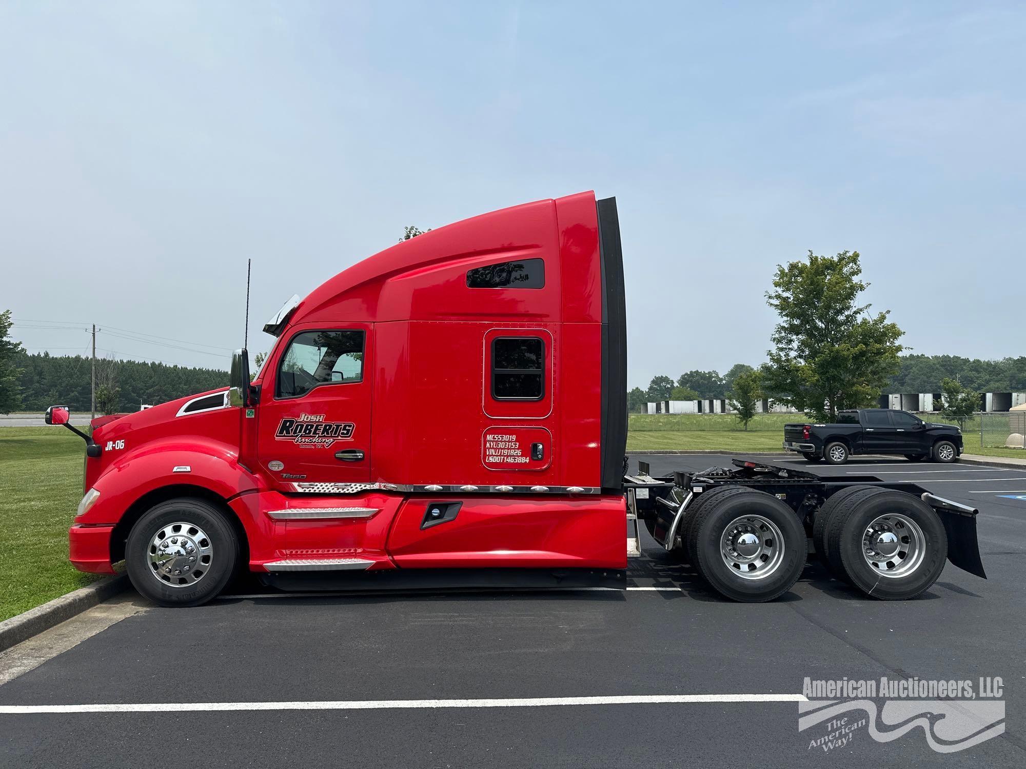 2018 Kenworth T680 T/A Truck, VIN # 1XKYD49X6JJ191826