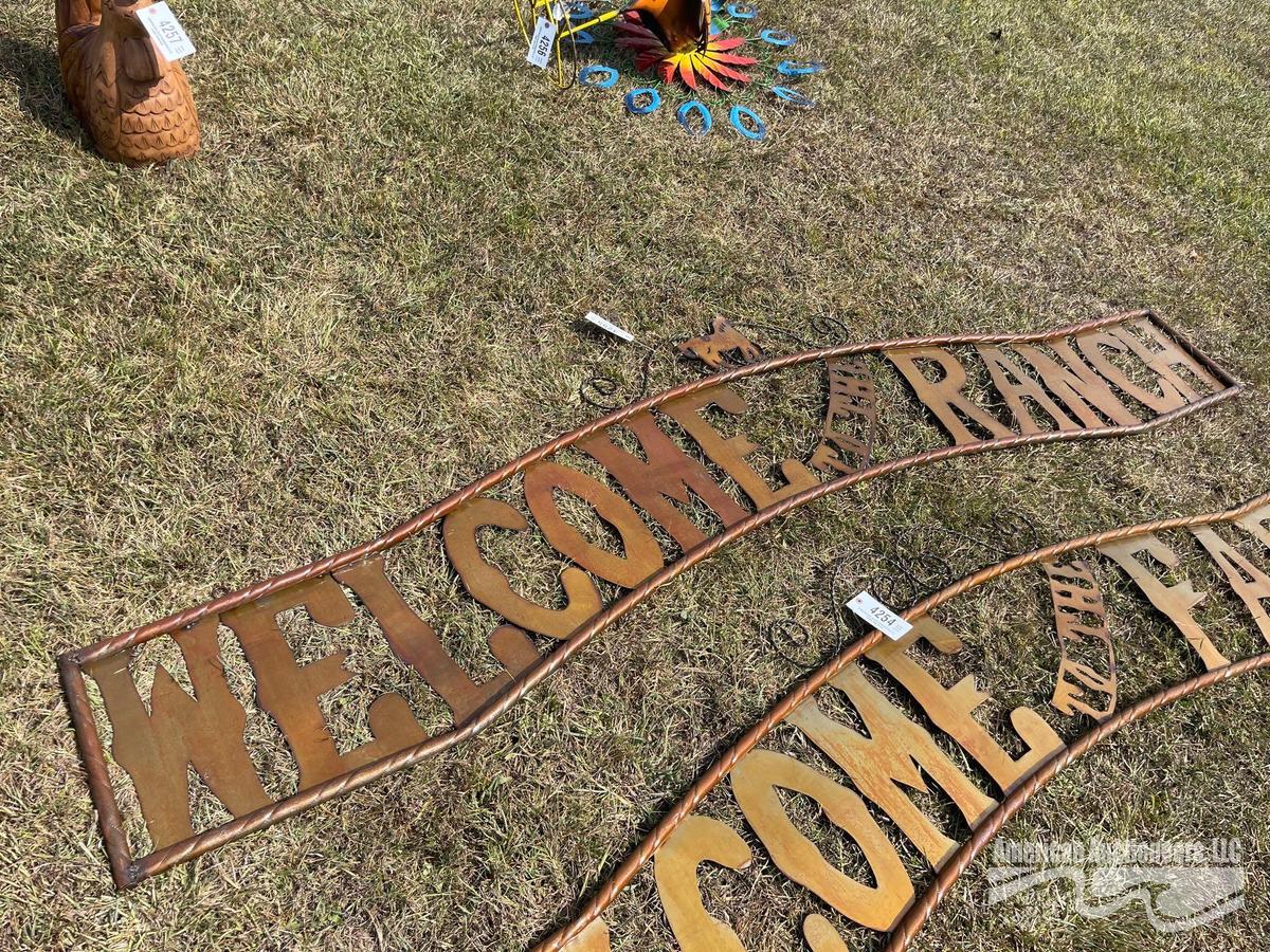 WELCOME TO THE RANCH SIGN